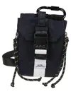 Apc Navy Trek Crossbody Pouch
