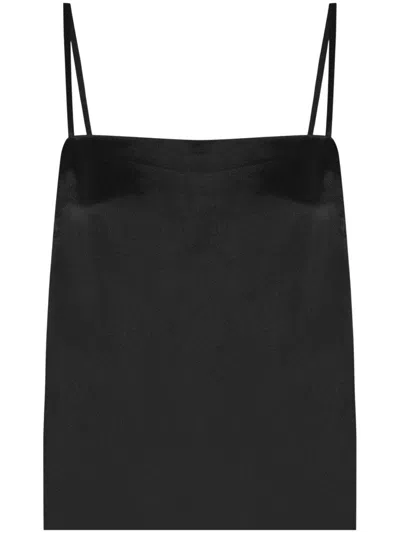 Apc Satin Tank Top In Black