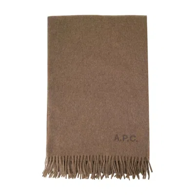 A.p.c. Scarf In Brown