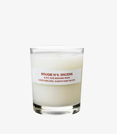Apc Scented Candle N6 One Size Incense In White