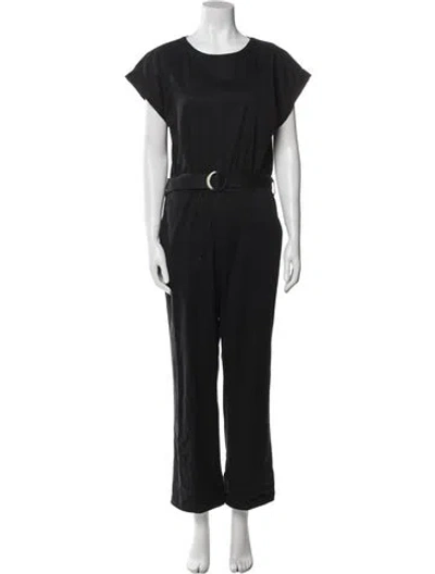 Pre-owned Apc Scoop Neck Jumpsuit In Black