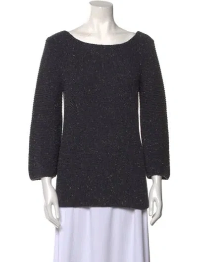 Pre-owned Apc Scoop Neck Sweater In Gray