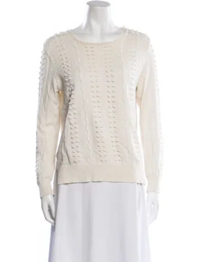 Pre-owned Apc Scoop Neck Sweater In Neutral
