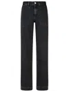 Apc A.p.c. 'seaside' Black Cotton Jeans In Black