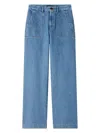 Apc Indigo Seaside Jeans In Blue