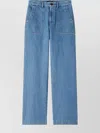 Apc Indigo Seaside Jeans In Blue