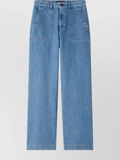 APC SEASIDE FLARED JEANS POCKETS