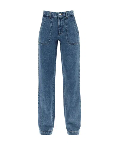 A.p.c. Seaside High-waist Flared Jeans In Blue