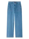 Apc Indigo Seaside Jeans In Blau