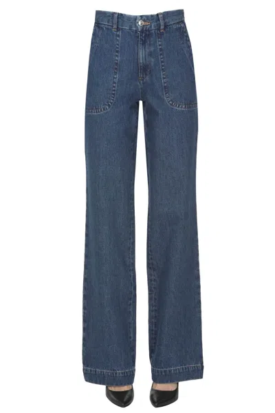 Apc Seaside Jeans In Blue