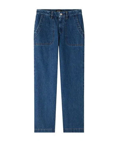 Apc Seaside Jeans In Blue