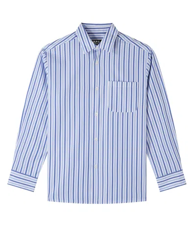 Apc Sela Shirt In Blue