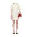 Apc Off-white Selia Minidress In Off-white