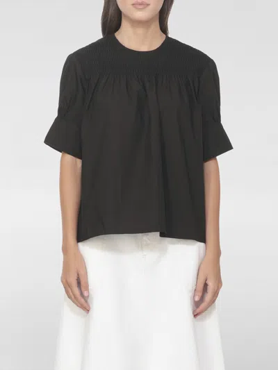 APC SHIRT A. P.C. WOMAN COLOR BLACK,H33543002