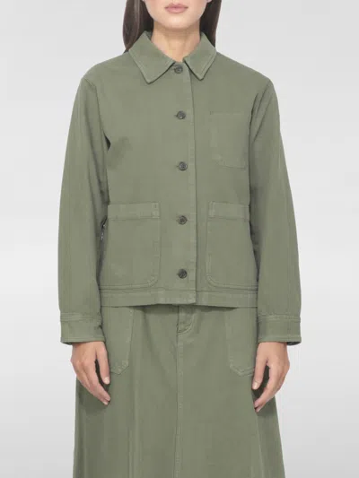 APC SHIRT A. P.C. WOMAN COLOR GREEN,H33544012