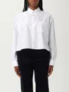 Apc A.p.c. Sophia Cotton Shirt In White