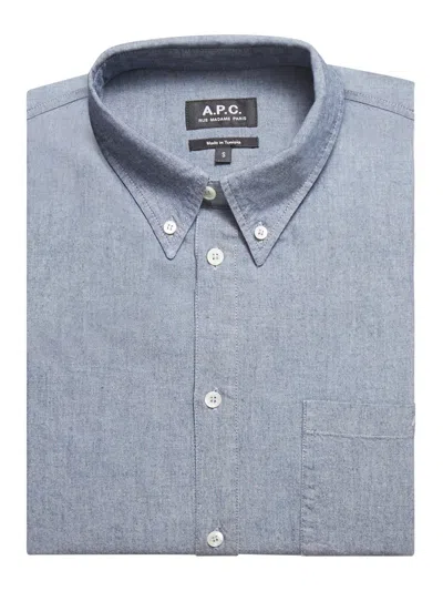 Apc A.p.c. Shirt In Blue