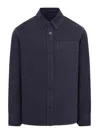 Apc Surchemise Basile Brodee Poitrine In Blue