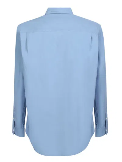 Apc A.p.c. Shirt "edouard" In Baby Blue