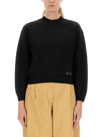 A.p.c. Esther Sweater In Black
