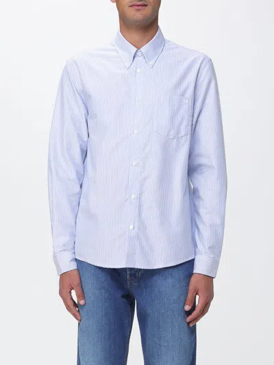 A.p.c. Shirt Men  In Blue