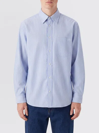 A.p.c. Shirt Men In Blue