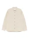 A.p.c. A. P.c. Button Pocket Shirt In Neutral