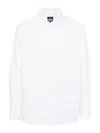 Apc A.p.c. Surchemise Basile Brodee Poitrine In White