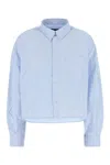 Apc A.p.c. Powder Blue Oxford Oversize Sophia Shirt