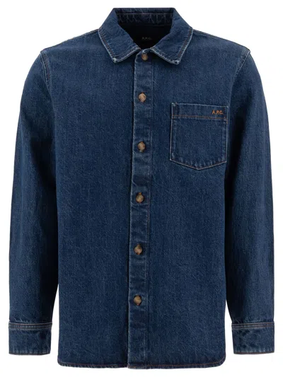 Apc A.p.c. Camicie Blue