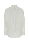 A.p.c. White Regular Solid Shirt In White