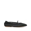 Apc Embroidered Ballerina Shoes In Black