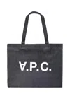 Apc Crossbody Bags A. P.c. Woman Color Denim In Black