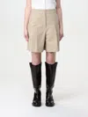 Apc A.p.c. Cotton And Linen Nola Shorts For In Beige