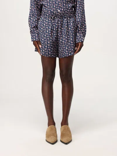 Apc Short A.p.c. Woman Color Blue In 蓝色
