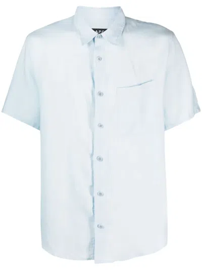 APC 短袖亚麻衬衫