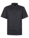 Apc Short Sleeve Ross Shirt In Iak Dark Navy