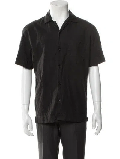 Pre-owned A.p.c. Short Sleeve Shirt In Black