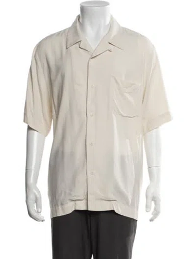 Pre-owned A.p.c. Short Sleeve Shirt In White