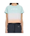 Apc Cloud T-shirt In Blue/pink