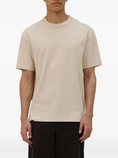 A.p.c. Short-sleeve T-shirt In Neutral