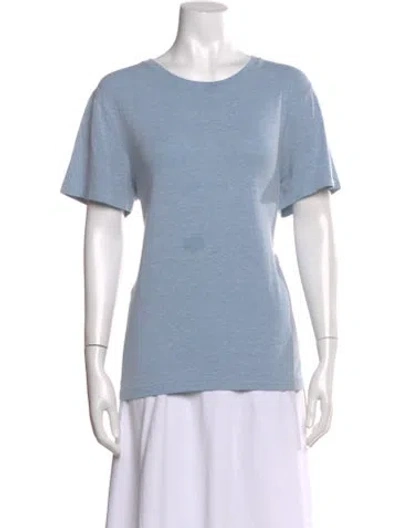 Pre-owned A.p.c. Short Sleeve Top In Blue