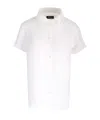 Apc Short-sleeved Button-up Shirt In White