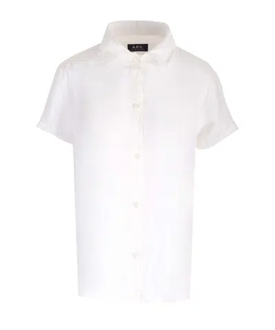 APC A.P.C. SHORT-SLEEVED BUTTON-UP SHIRT