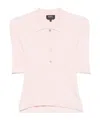 Apc Danae Polo Shirt In Pink