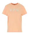 Apc A.p.c. Peach Cotton T-shirt
