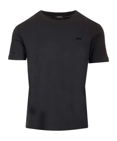Apc Short-sleeved T-shirt In Black
