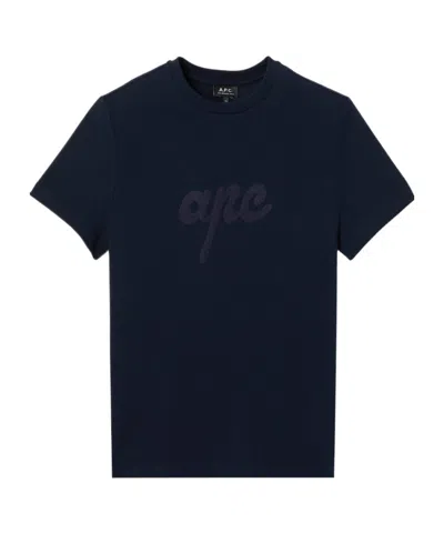 Apc Short-sleeved T-shirt In Black