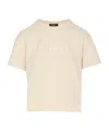 Apc 'annie' Beige T-shirt With Logo Print On The Front In Nude