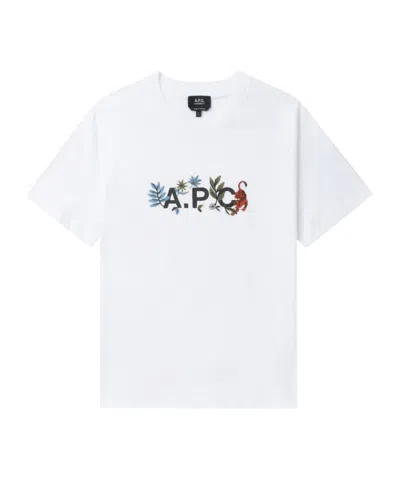 Apc Short-sleeved T-shirt In White